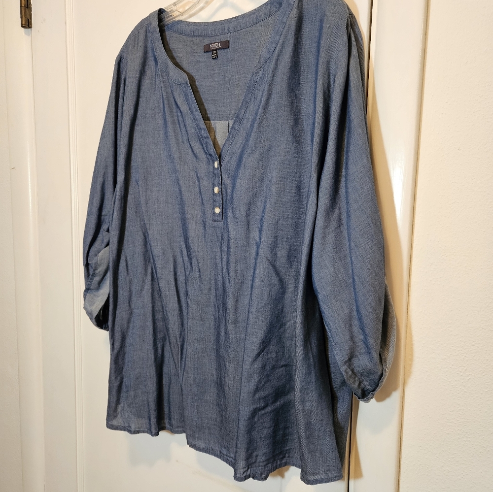 NYDJ chambray top